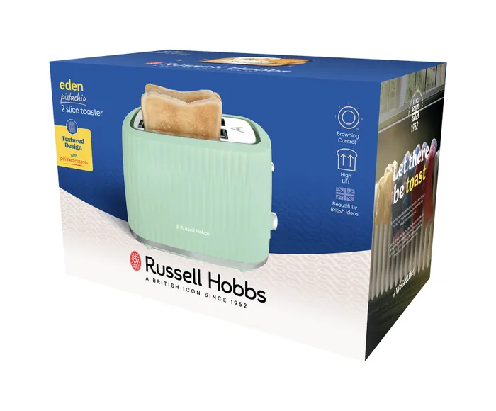 Russell Hobbs Eden Toaster Pistachio