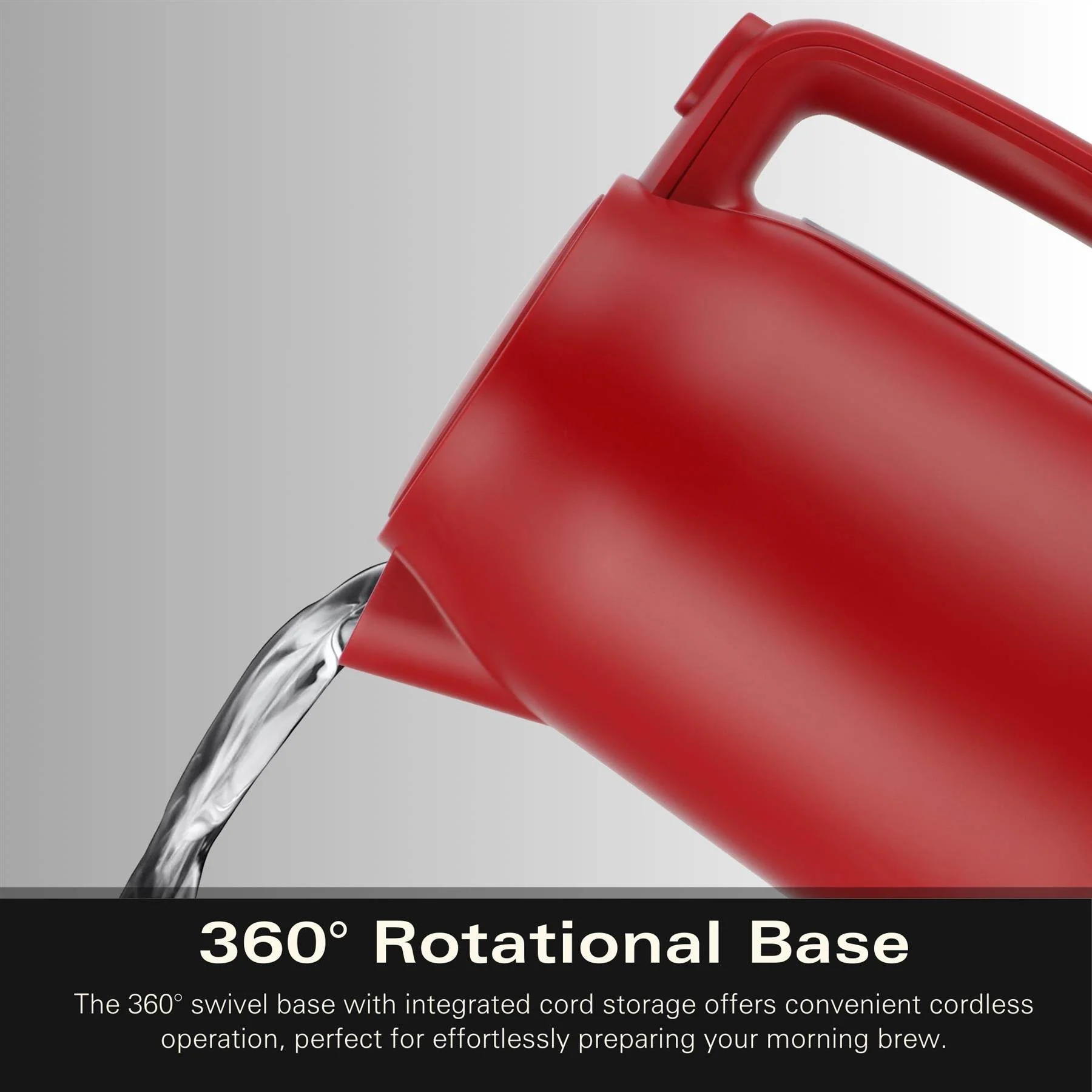 Hamilton Beach Ella 1.7L Kettle - Matte Red