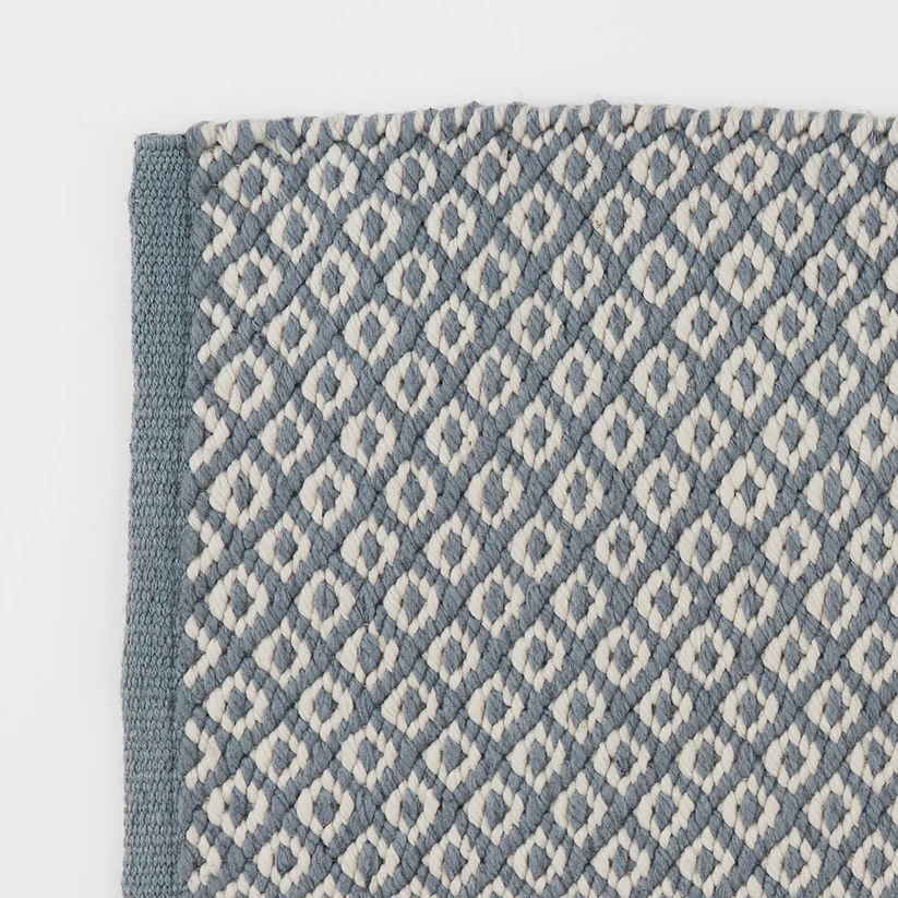 Weaver Green Thistle Rug Sky Blue 90x60cm