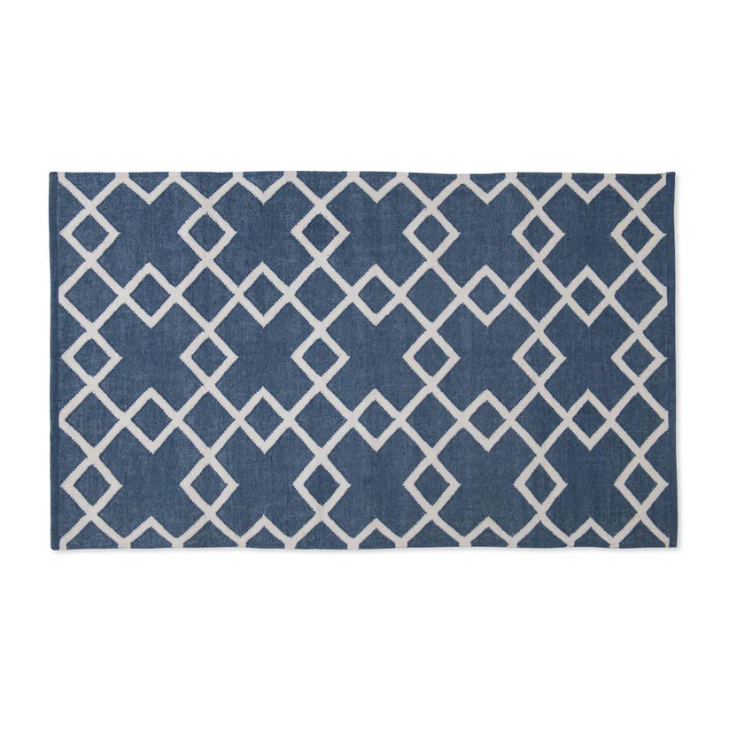 Weaver Green Juno Navy Rug 90x60cm