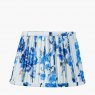 Pacific Kyoto Flower Pleated Shade - Cobalt