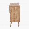 Pacific Larvik Natural Eucalyptus Wood 2 Door 2 Shelf Unit