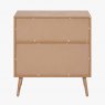 Pacific Larvik Natural Eucalyptus Wood 2 Door 2 Shelf Unit