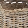 Pacific Tobs Grey Kubu Rattan Stair Basket Large