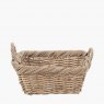 Pacific  Pacific Tobs Set of 3 Grey Kubu Rattan Oval Shopping Basket with 2 Rectangular Storage Baskets