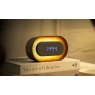 Gingko Lumos Clock - Oval Walnut