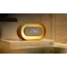 Gingko Lumos Clock - Oval White Ash