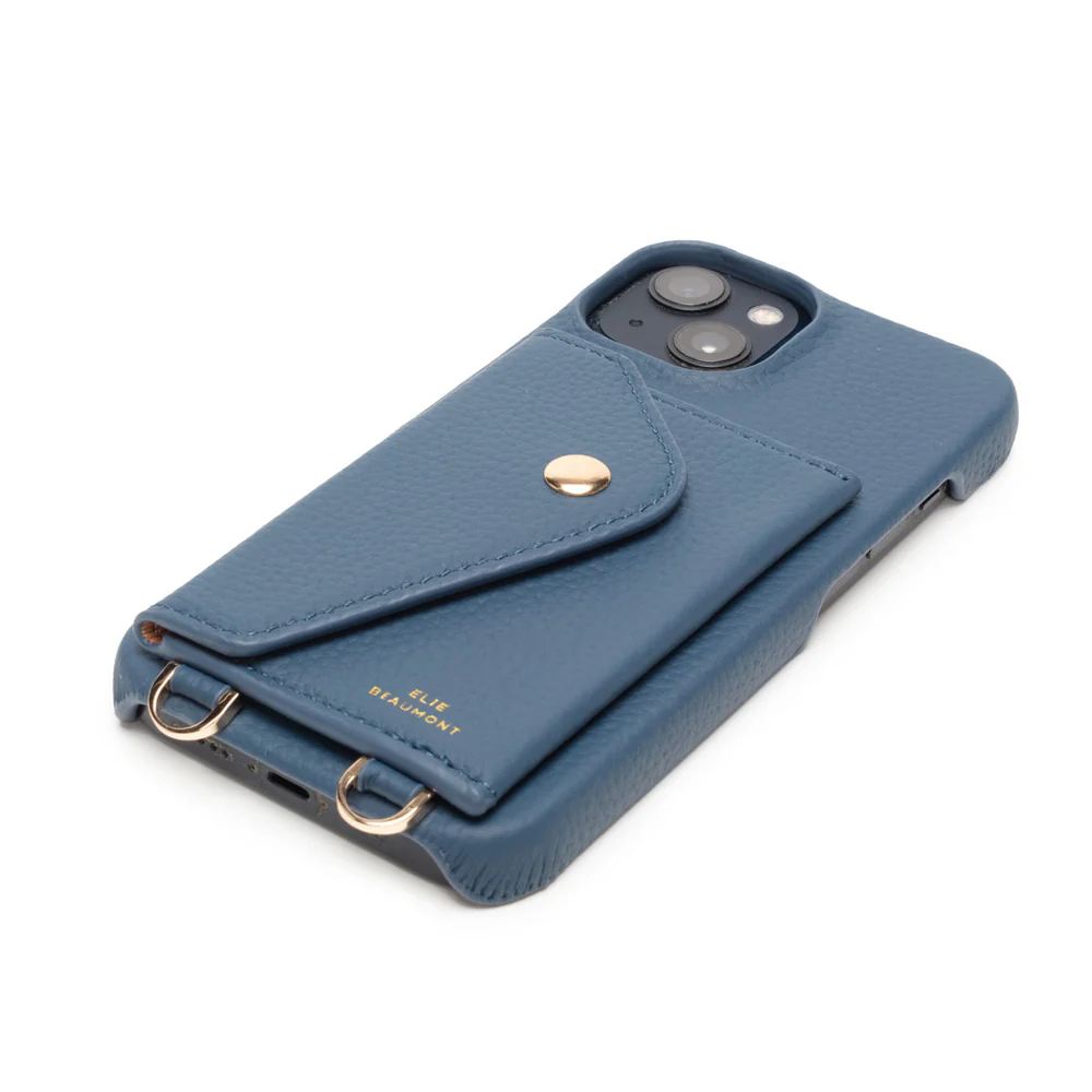 Elie Beaumont Leather iPhone Case - Teal