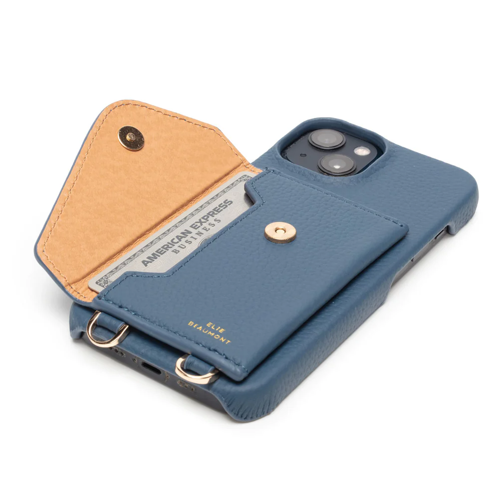 Elie Beaumont Leather iPhone Case - Teal