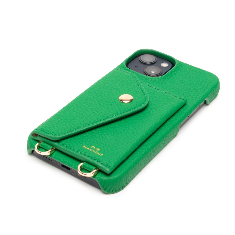 Elie Beaumont Leather iPhone Case - Jade