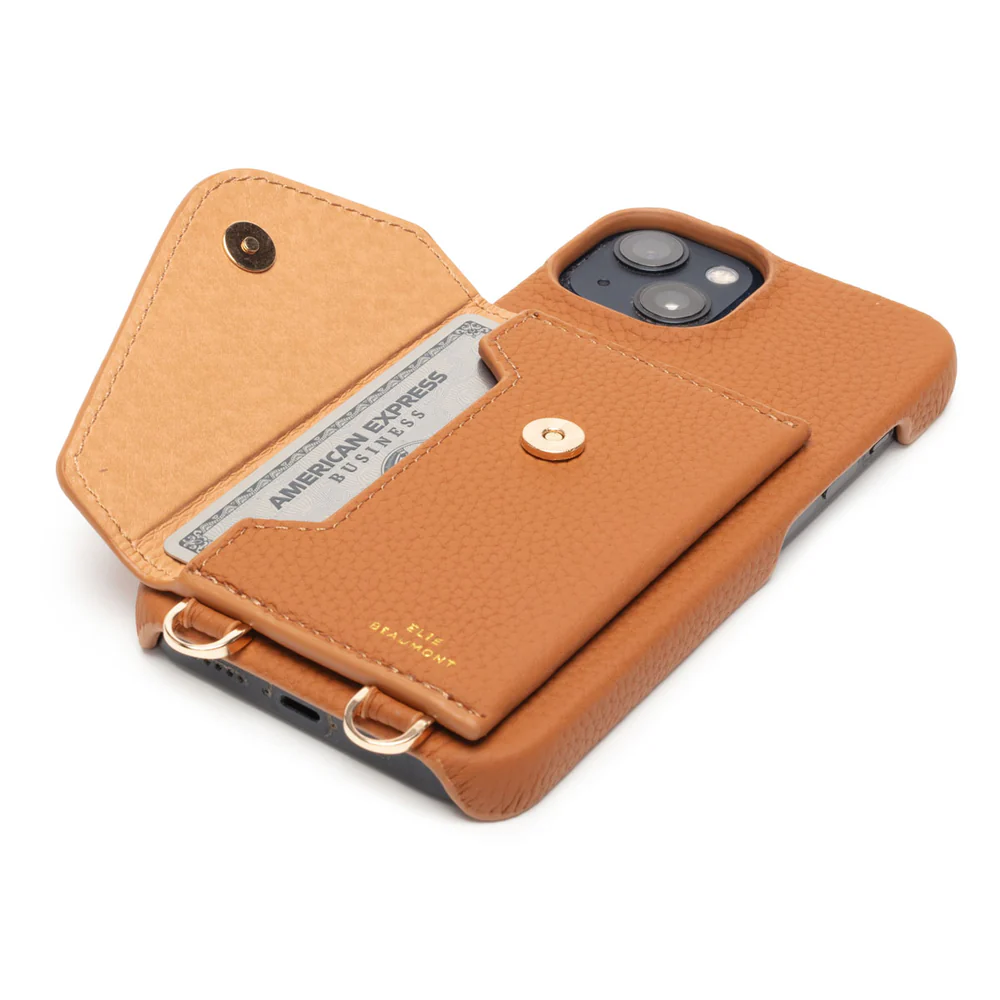 Elie Beaumont Elie Beaumont Leather iPhone Case - Tan