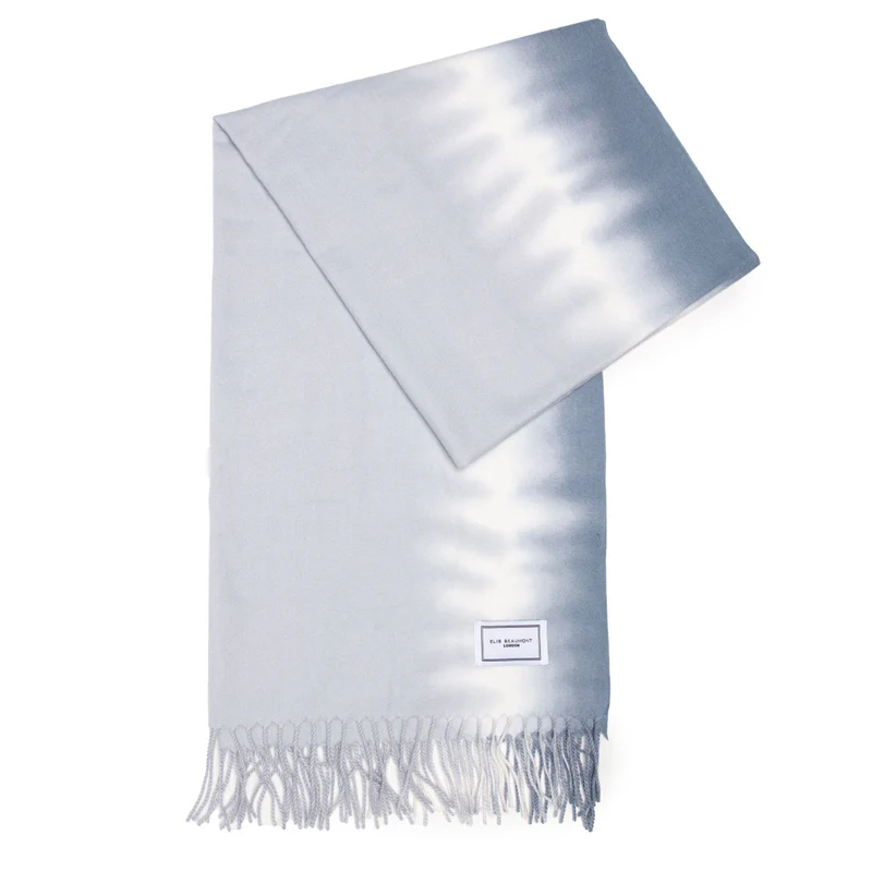 Elie Beaumont Summer Scarf - Pastel Blue Ombre