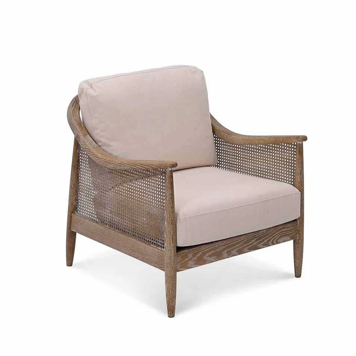 Rattan Armchair Oatmeal