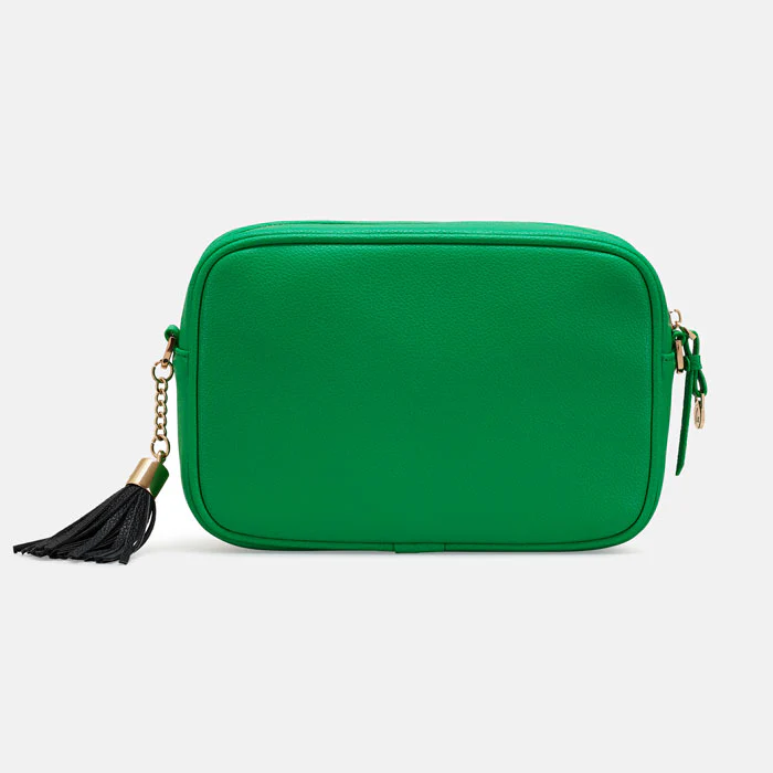 Sara Miller Camera Crossbody Bag- Green Botanic