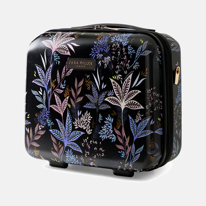 Sara Miller Vanity Case - Black Botanic