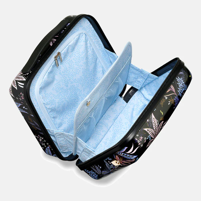 Sara Miller Vanity Case - Black Botanic
