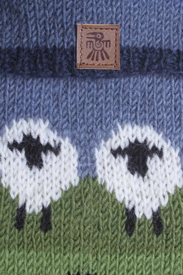 Pachamama Flock Of Sheep Hot Water Bottle Cover