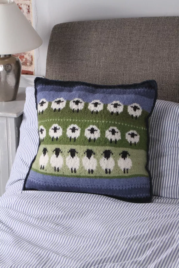 Pachamama Flock Of Sheep Cushion Cover