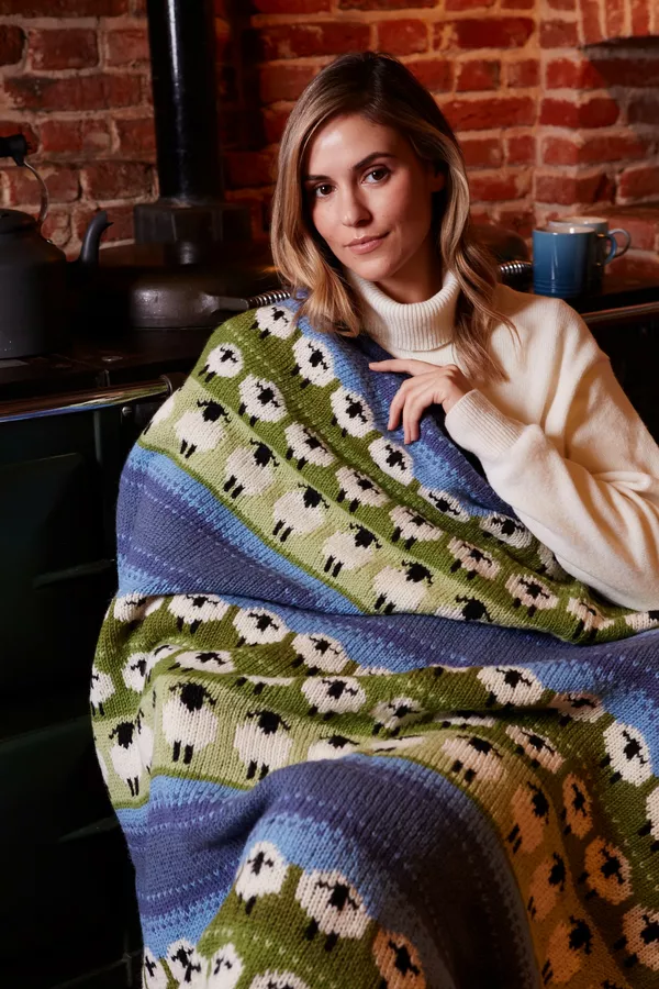 Pachamama Pachamama Flock Of Sheep Throw
