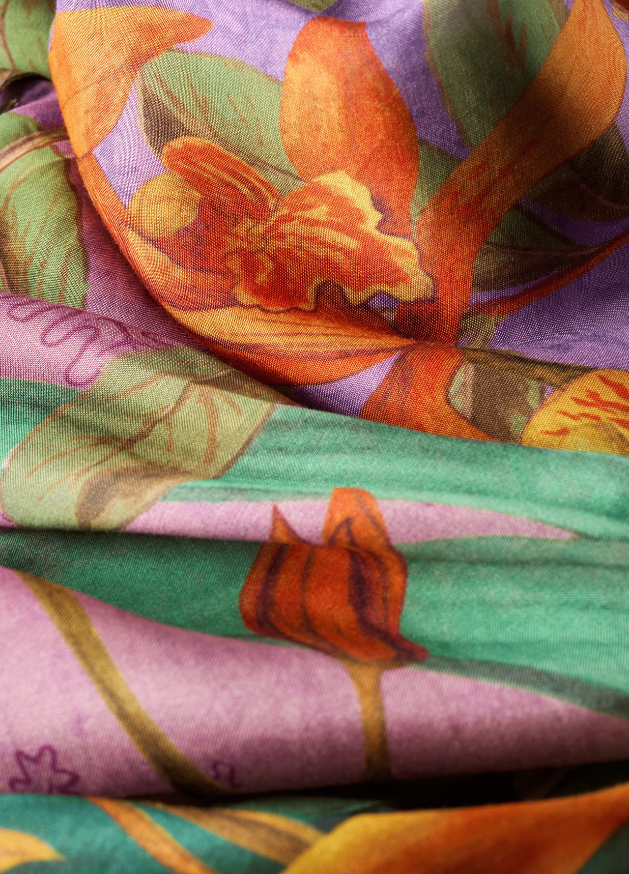 Powder Kimono Gown Botany Bliss - Lavender