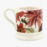 Emma Bridgewater Flowers Red & Pink Dahlia 1/2 Pint Mug