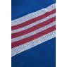 Batela Blue Cotton Striped Blanket