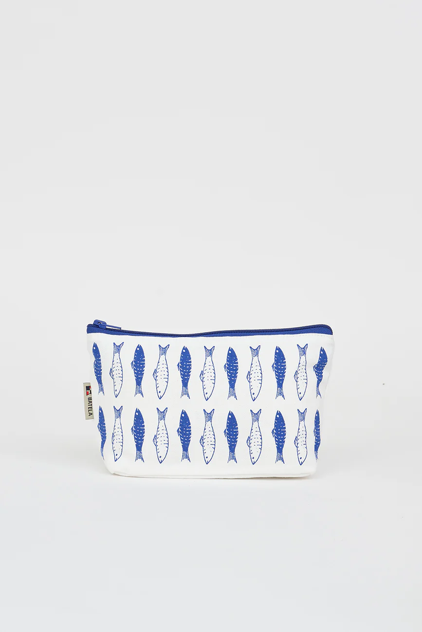 Batela Canvas Washbag - Fish