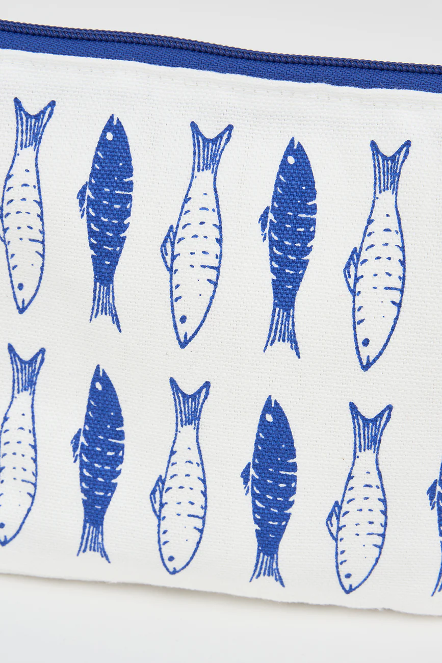 Batela Canvas Washbag - Fish