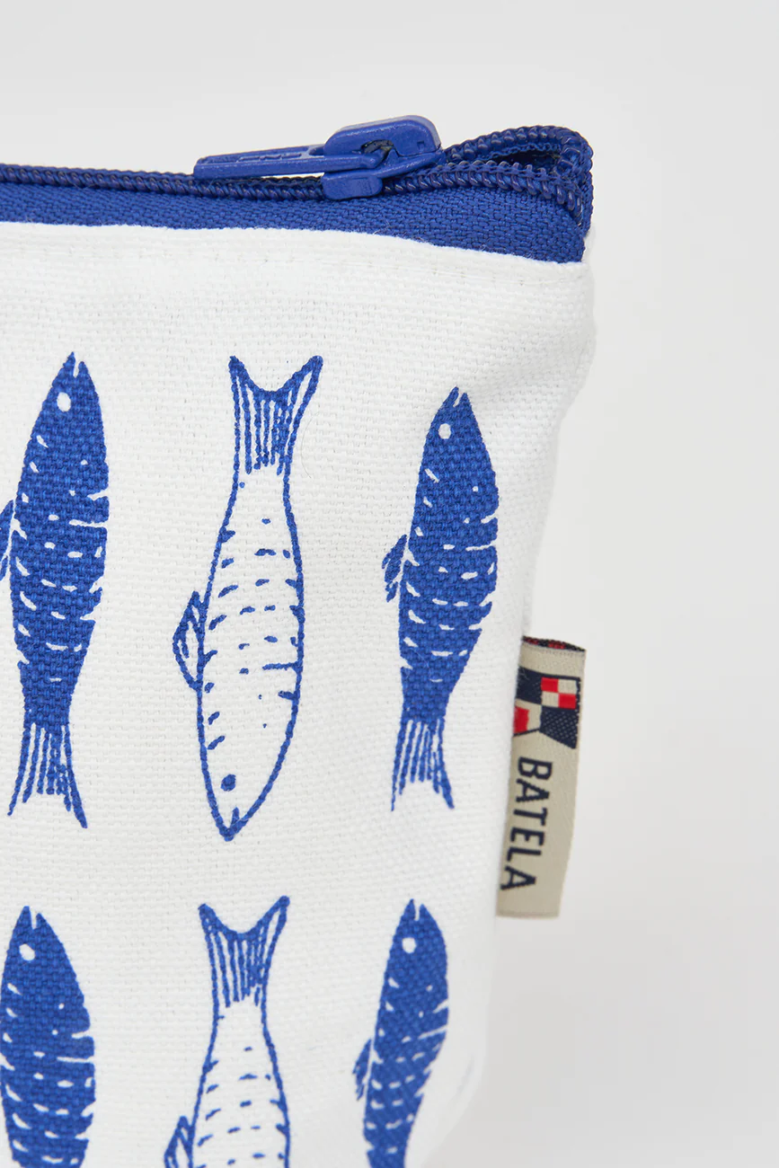 Batela Canvas Washbag - Fish