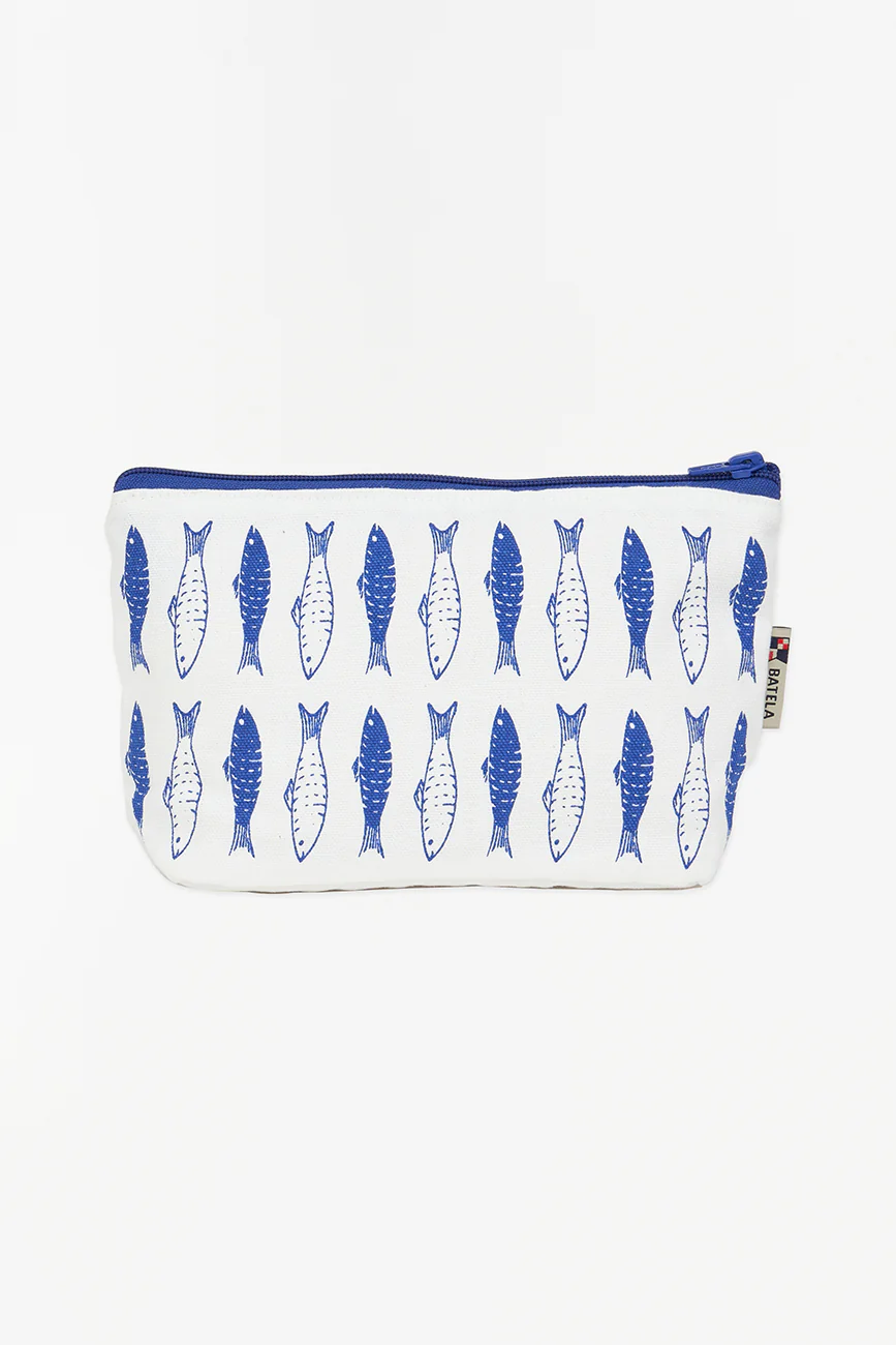 Batela Canvas Washbag - Fish