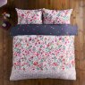 Sara Miller Ditsy Floral White/Deep Mulberry Bedding