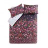 Sara Miller Ditsy Floral White/Deep Mulberry Bedding