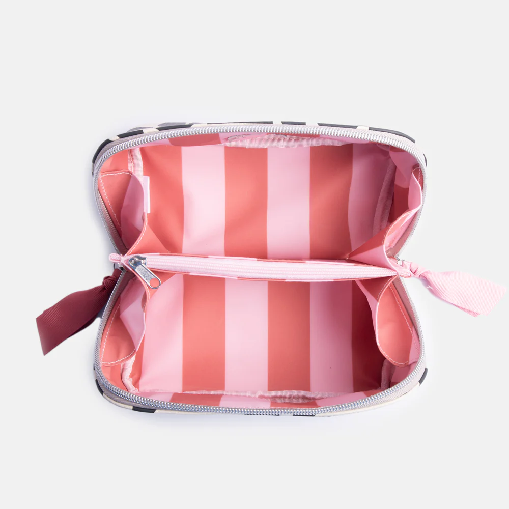 Caroline Gardner Abstract Geo Flat Lay Cosmetic Bag