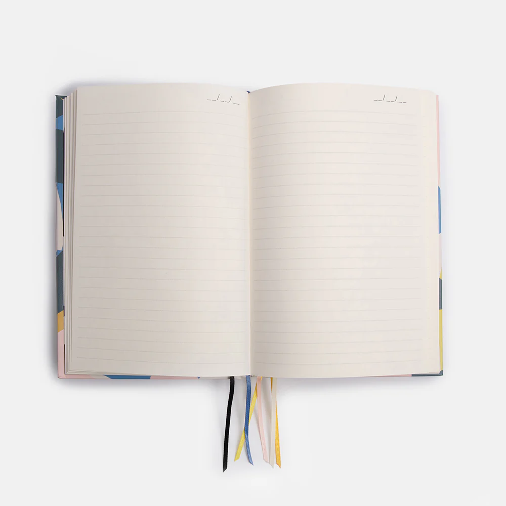 Caroline Gardner Confetti Hearts Multi Ribbon Notebook