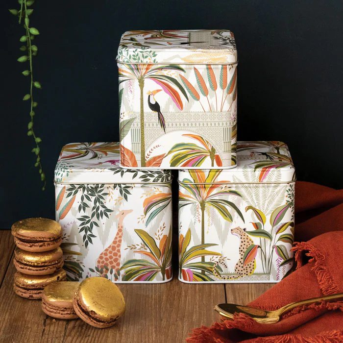 Sara Miller Palm Garden Set of 3 Caddies