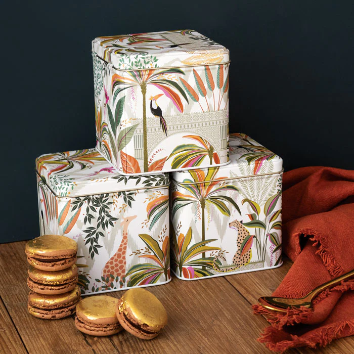 Sara Miller Palm Garden Set of 3 Caddies