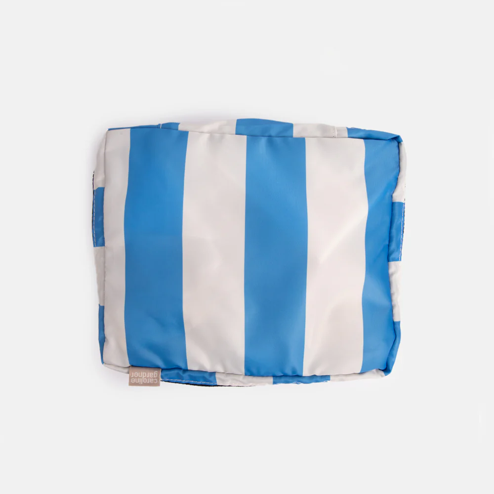 Caroline Gardner Abstract Botanical/Stripe Set of 3 Packing Cubes