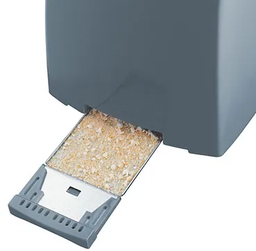 Russell Hobbs Textures Toaster - Grey