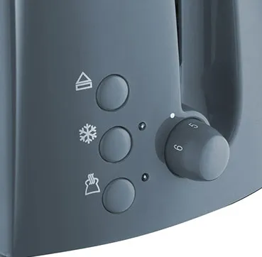 Russell Hobbs Textures Toaster - Grey