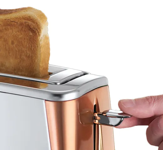 Russell Hobbs Luna Toaster 2 Slice Long Slot - Copper