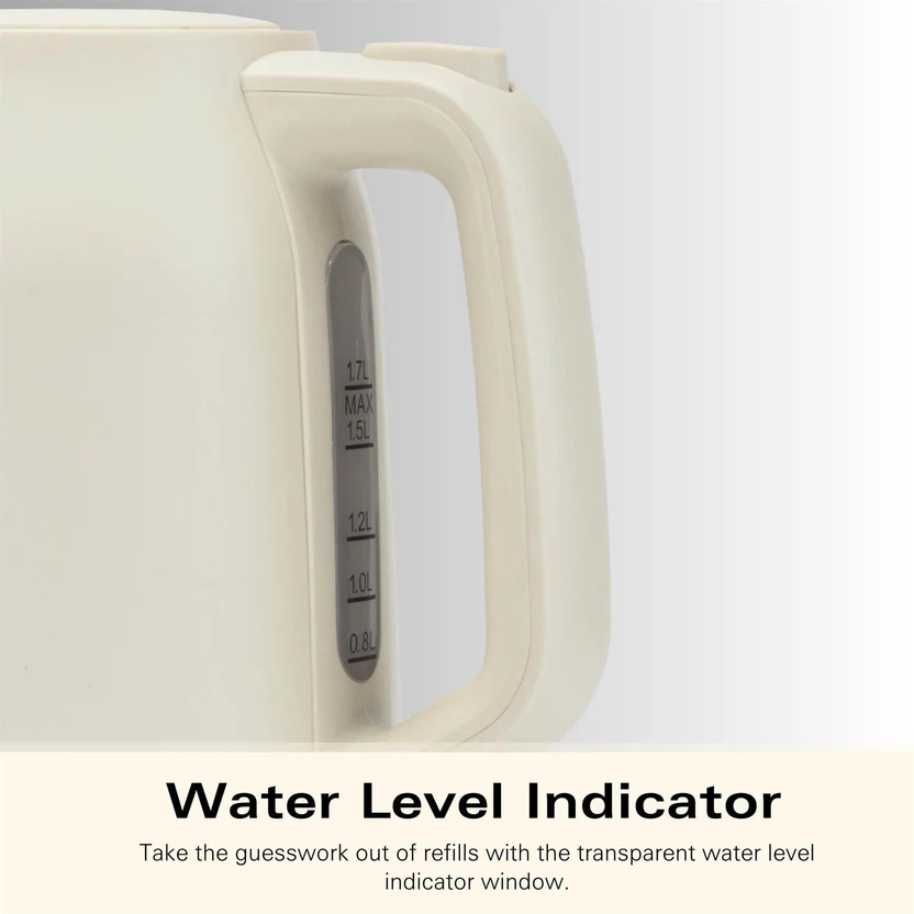 Hamilton Beach Ella 1.7L Kettle - Matte Cream