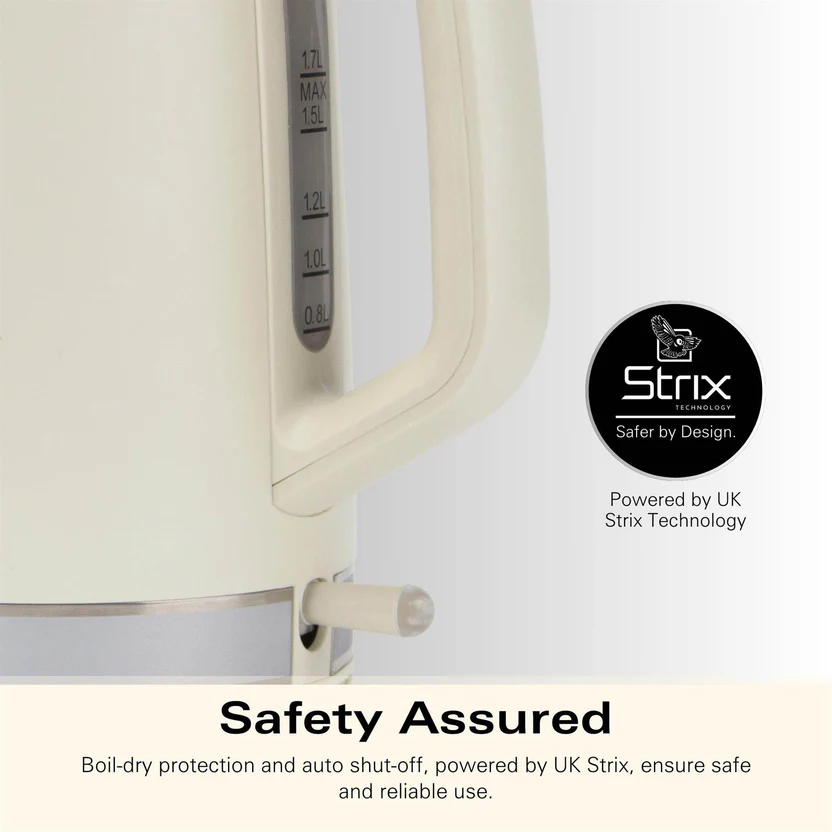 Hamilton Beach Ella 1.7L Kettle - Matte Cream