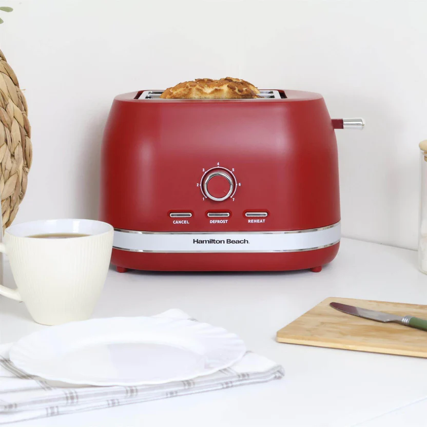 Hamilton Beach Ella 2 Slice Toaster - Matte Red