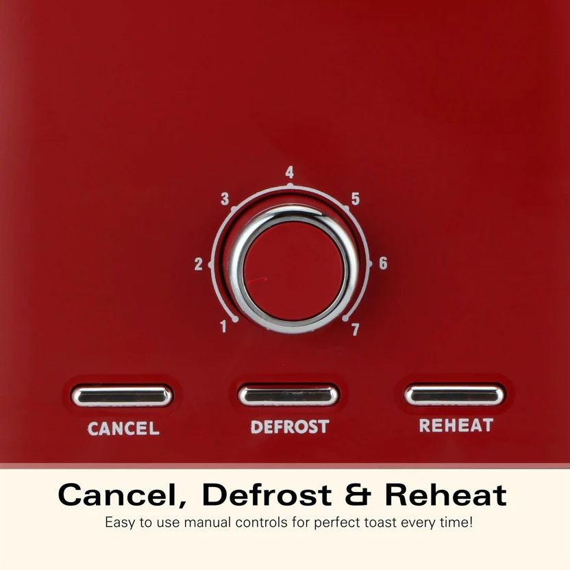 Hamilton Beach Ella 2 Slice Toaster - Matte Red