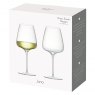 Anton Studio Designs Juno White Wine Glasses Set of 2