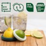 Food Huggers Food Huggers Set of 2 Reusable Citrus Savers - Forest Mint