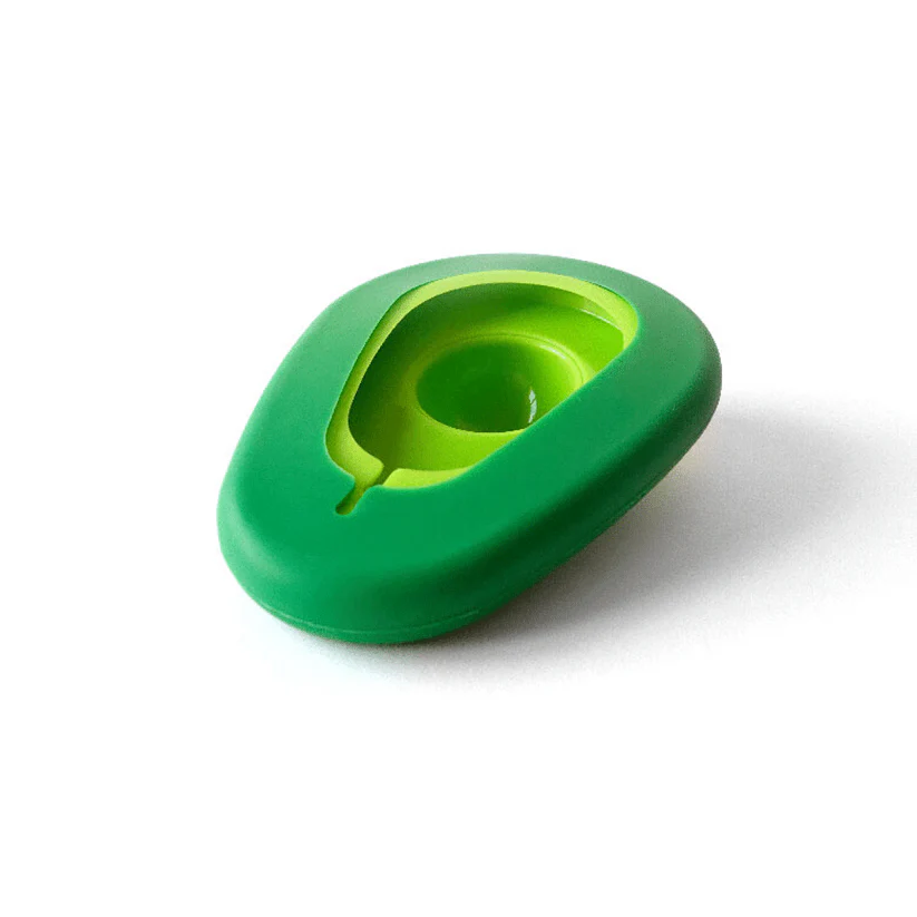 Food Huggers Set of 2 Reusable Avocado Huggers - Fresh Green