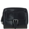 Ashwood Leather Multi Compartment Purse - Black P-60