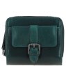 Ashwood Leather Multi Compartment Purse - Green P-60