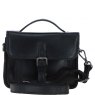 Ashwood Leather Mini Crossbody Satchel Bag - Black P-61